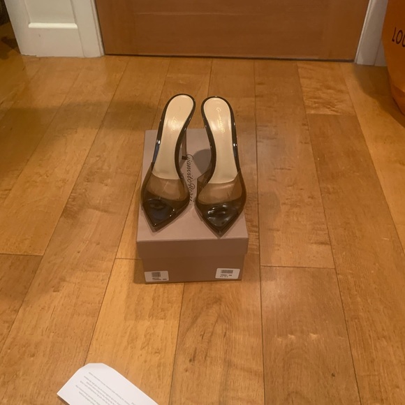 gianvito rossi clear mules